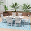 Ensemble de salle à manger rectangulaire pour 6 personnes 71 po Laguna-84303603