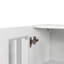 Armoire murale, armoire murale avec porte vitrée, armoire flottante avec tablettes réglables pour la cuisine, la salle de bain et le salon