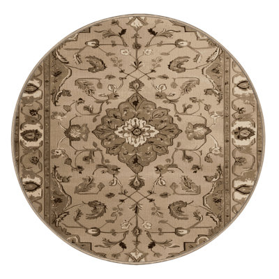 Machine Washable Tabriz Brown Area Rug