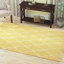Tapis jaune à motif géométrique arrière-1255172192