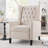 Manual Wing Chair Recliner, High Colorfastness Fabric Chair with Deep Tufted Back | Silver Nailhead Trim, 3 Adjustable Positions for All-Day Comfort-818248716