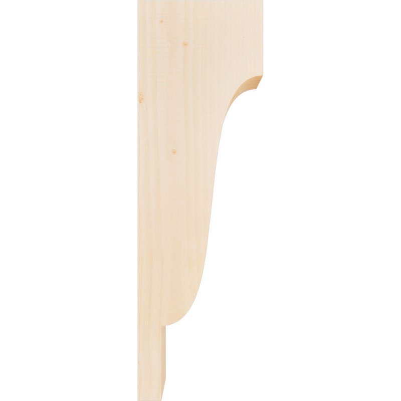 Newport Corbel, H 24 po x l 3,5 po x P 8 po, Sapin de Douglas, Lisse