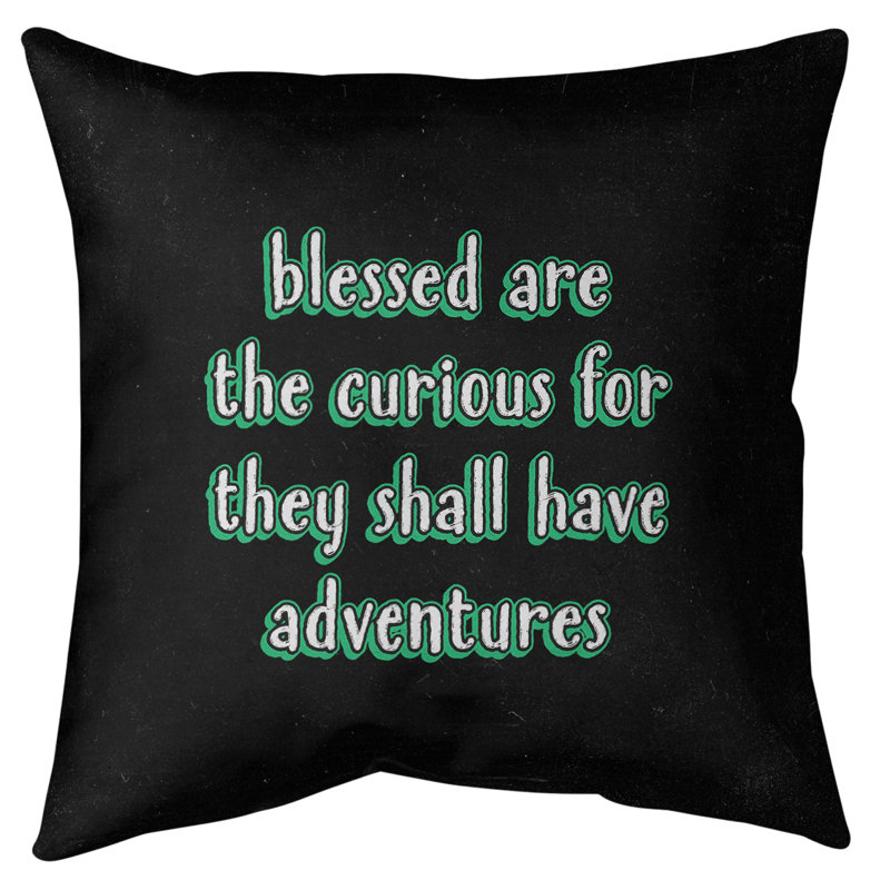 Coussin de sol curiosité inspirant, 40 po x 40 po, Vert