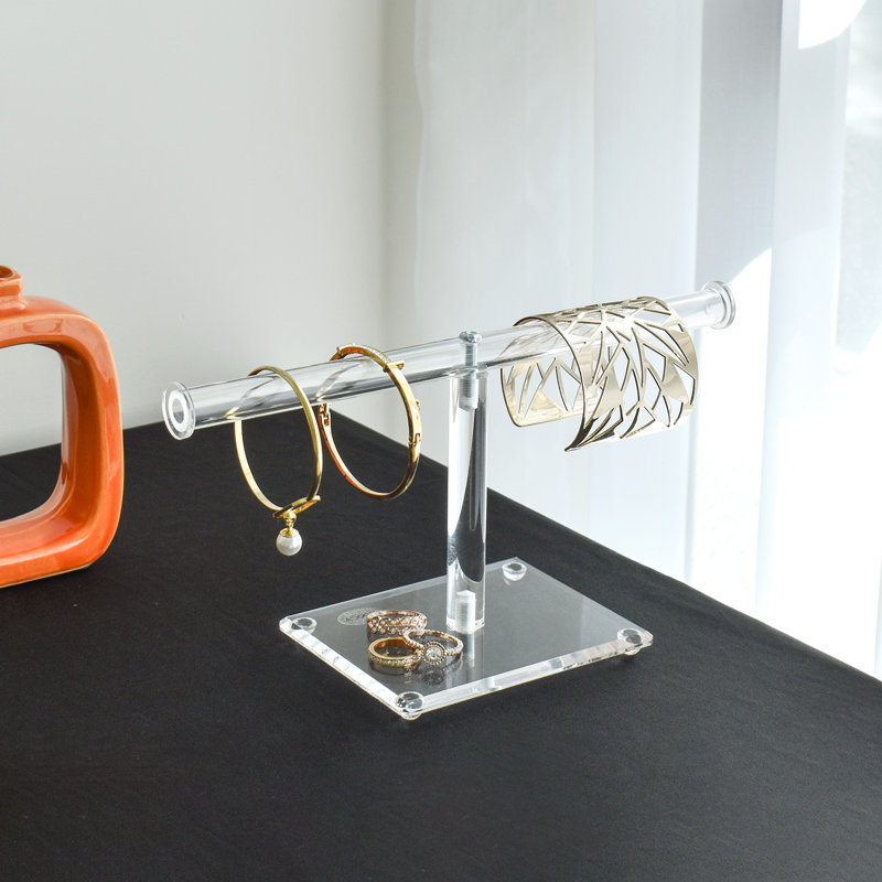Premium Acrylic Round Jewellery Display Tree Stand