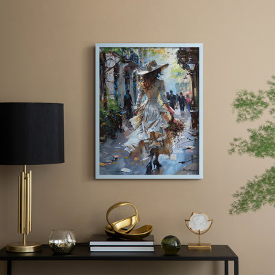 «WOMEN Series DCCXII», reproduction encadrée - bois massif