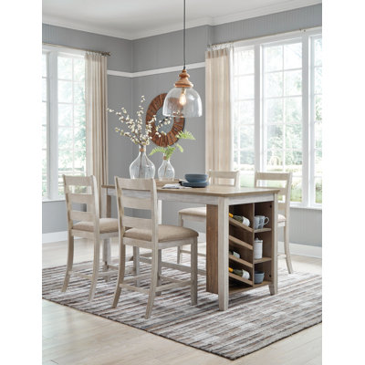Skempton Counter Height Dining Table and Barstools