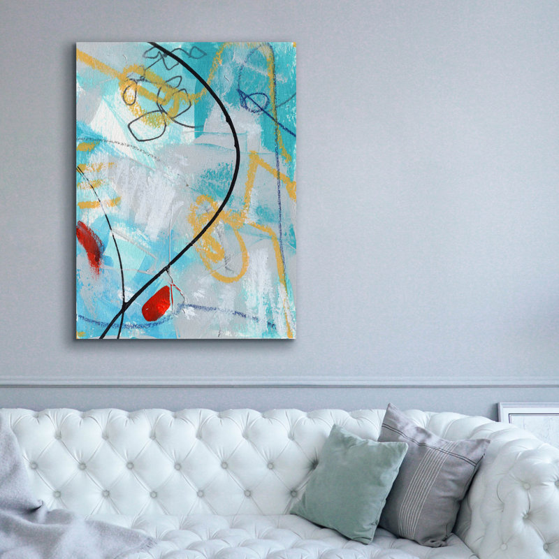  «Whirlwind 9» par Laura Gibson, art mural sur toile, 40 po x 54 po