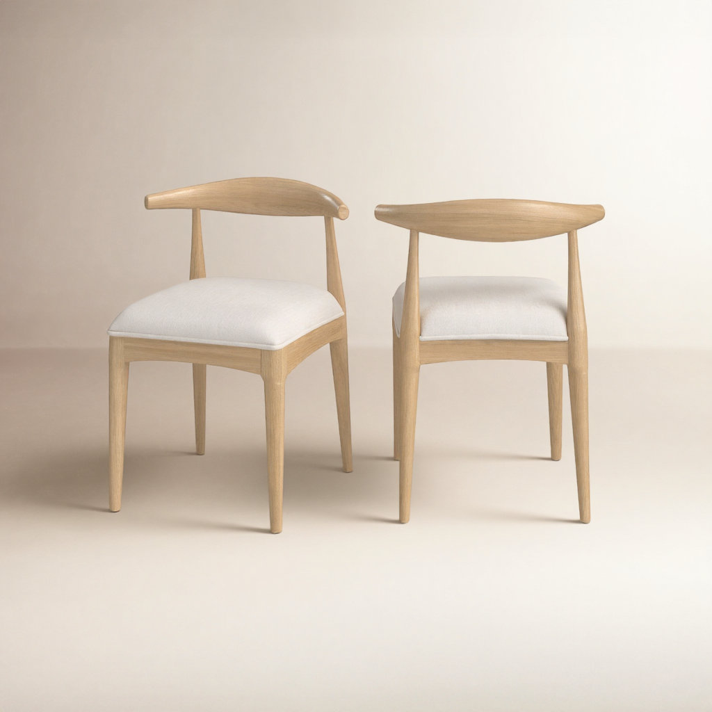 Ione Dining Chair, Light Ash, Beige