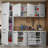  Garage Storage Cabinet Set 94 Inches L with 9 Doors Multiple Compartments and 3 Drawers Modular Organization Pantry Base Cabinet Wall Cupboard - White