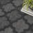 Adianey Red Barrel Studio Easy Care Trellis Charcoal/Black Indoor/Outdoor Area Rug-2077077005