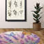 Tapis tressé flottant lavandes-1330234892