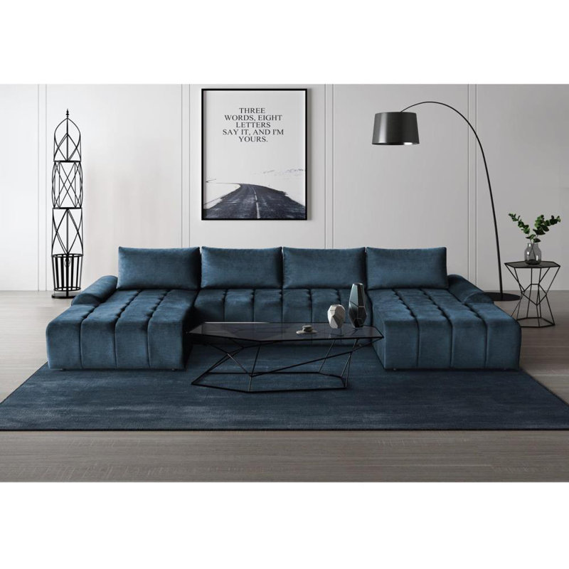 Daphyne 6 Seater Sofa Bed, Blue
