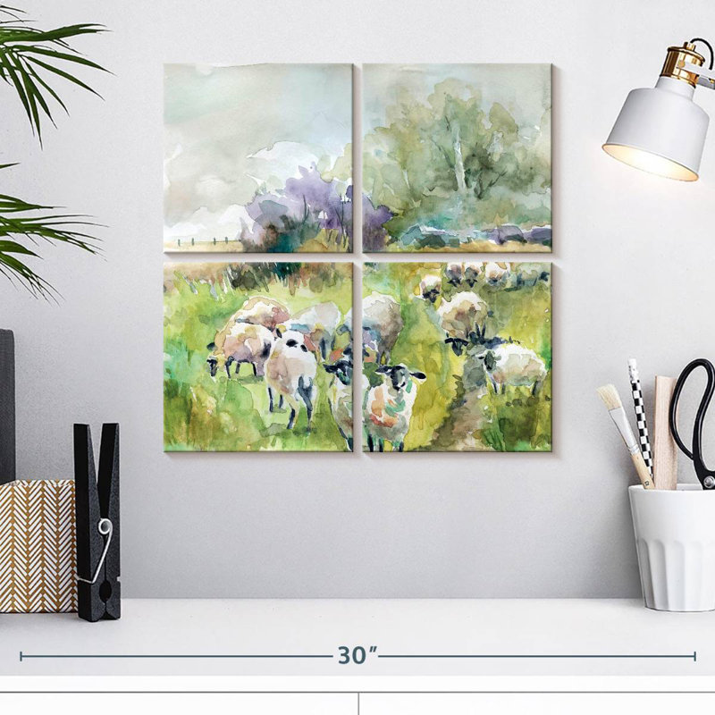 Brampt Spring Flock, 18" H x 18" W
