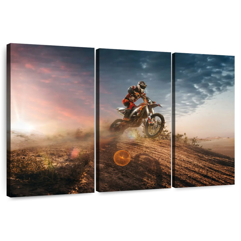 Sireci Dirt Bike Ride, 24" H x 38" W