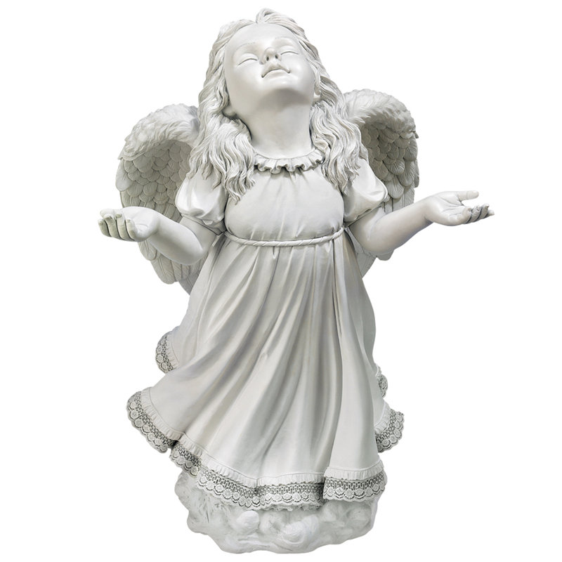 Angels Weather Resistant UV Resistant Polyresin Garden Statue