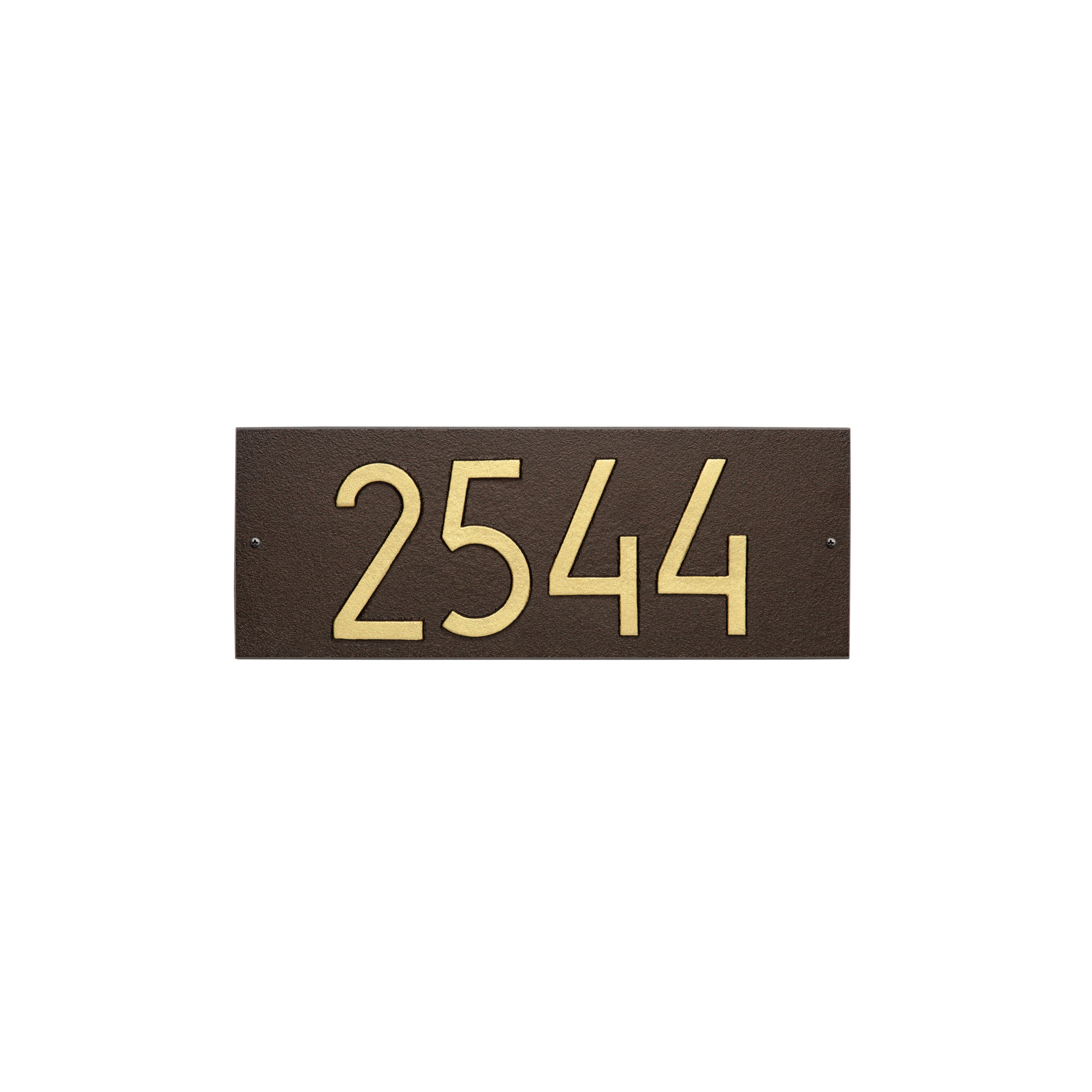 Mid-century Modern Rectangle, Aged Bronze, Yes
