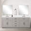 Ensemble de meuble-lavabo double en chêne l 84 po x P 22 po Abbey-104831154-112709775