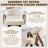 360° Swivel Mid-Century-Modern Walnut Bar Stool With Curved Upholstered Back-324509858