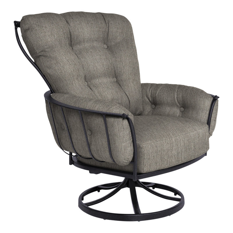 Monterra Outdoor Rocker Chair, Graphite, Sash Denim