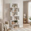 Geena 190.5 cm H x 70 cm W Geometric Bookcase-522843131