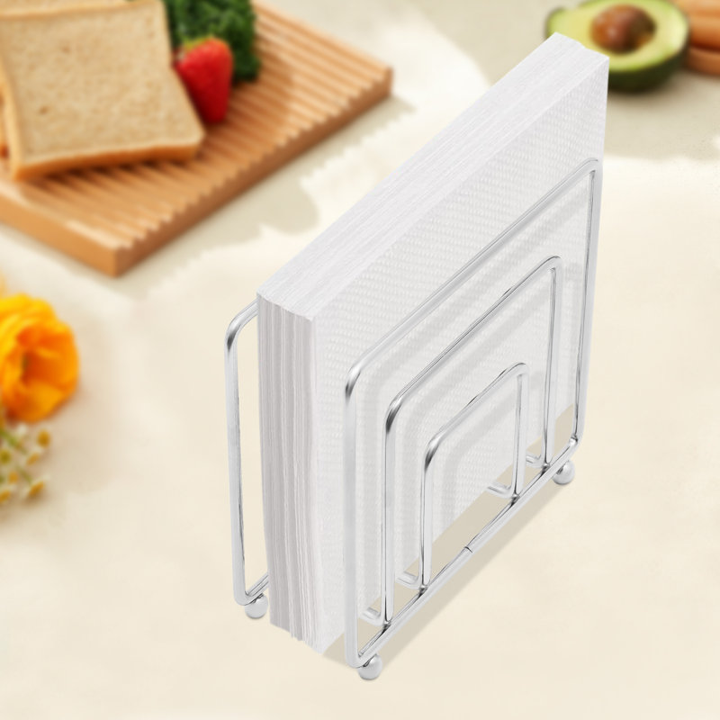 Porte-serviettes de table Clayhatchee, Argent