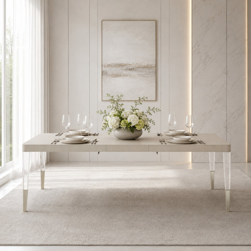 Penthouse Rectangular Dining Table - Ash Gray