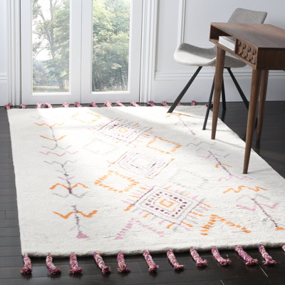 Powell Hand Tufted Performance Geometric Rug