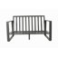 Table basse rectangulaire, coussins gris clair-1582061920