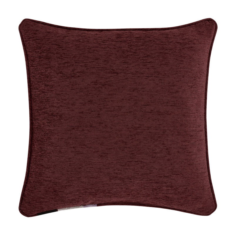 Garnet 20" Square Decorative Throw Pillow Red