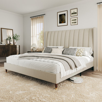 Lit plateforme tapissier Beauvior