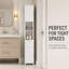 Armoire de salle de bain sur pied l 11,75 po x H 67,25 po x P 9 po Terrence
