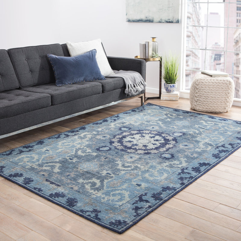Kamren Wool Oriental Indoor Rug, Rectangle 9' x 13'