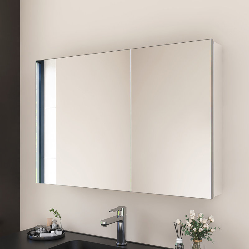 Rectangular Medicine Cabinet With Mirror, 36"
