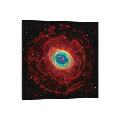 M57, The Ring Nebula (NGC 6720) by Robert Gendler - Wrapped Canvas Gallery-Wrapped Canvas Giclée