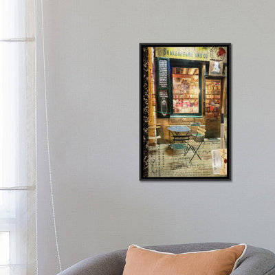 «Paris Bistro II», impression sur toile