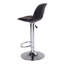 Georgii Swivel Upholstered Adjustable Height Counter Stool with Metal Frame-35466738