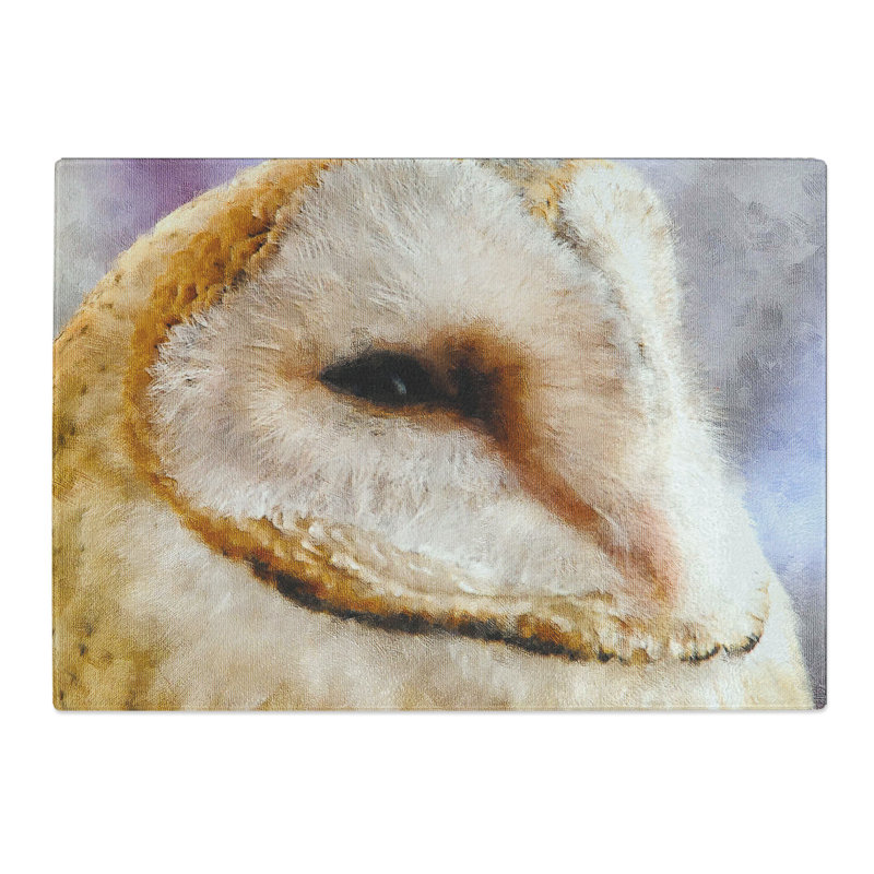 Barn Owl Vol.4 Painting Chopping Board, 0.4cm H x 20cm W x 29cm L