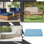 Housse rectangulaire pour coussin de patio, housse individuelle pour causeuse à coussins carrés / rectangulaires-650930660-650930664