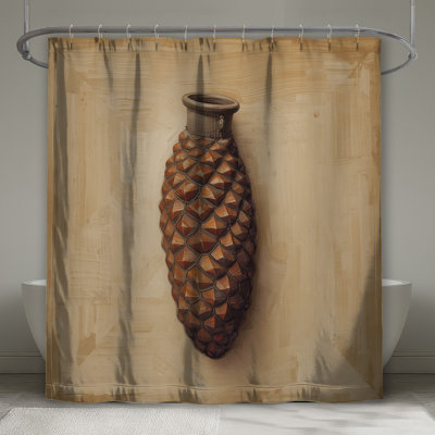 Rideaux de douche géométriques Pinecone