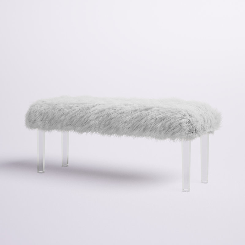 Banc d'entrée Rebello, banc rembourré, banc de salle à manger