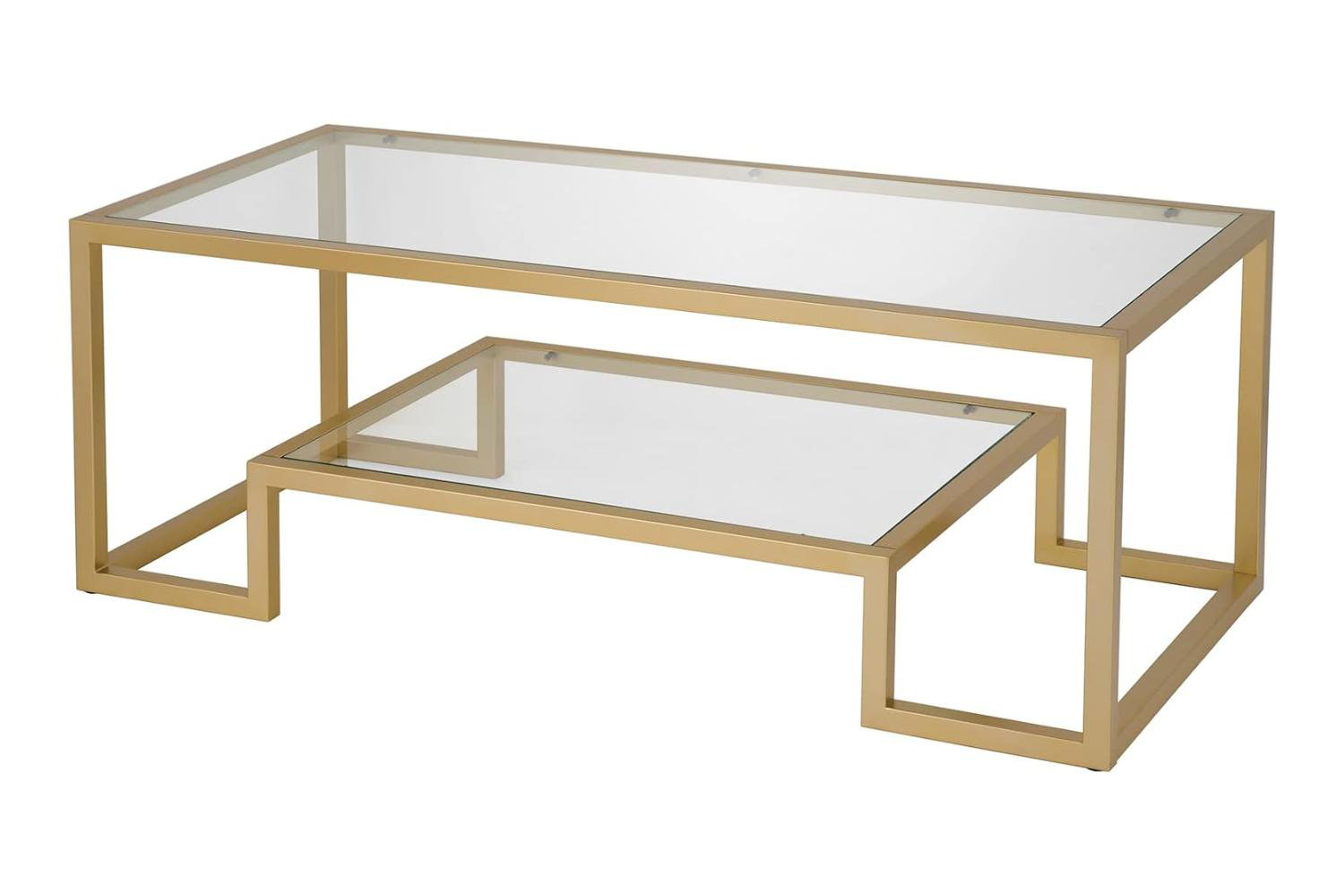 Mercer41 Eldina Glass Top Single Coffee Table | Wayfair