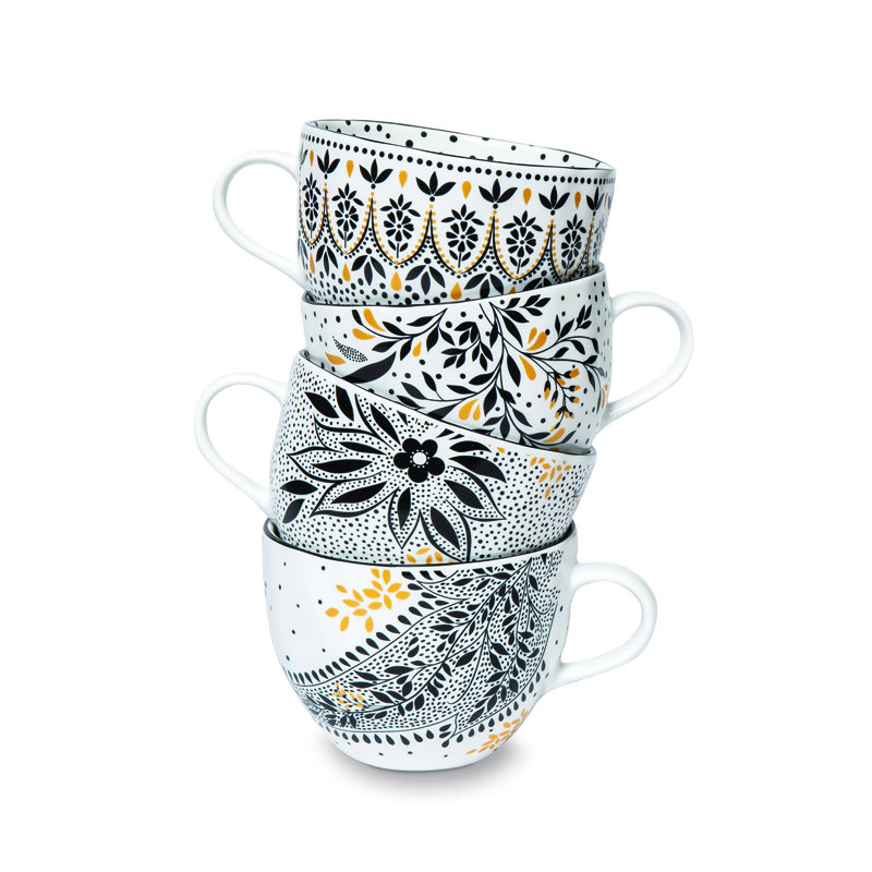 Sara Miller, Artisanne Noir - Mugs
