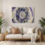 "Botanical Pressed Flower", art mural en métal gris-1117442367