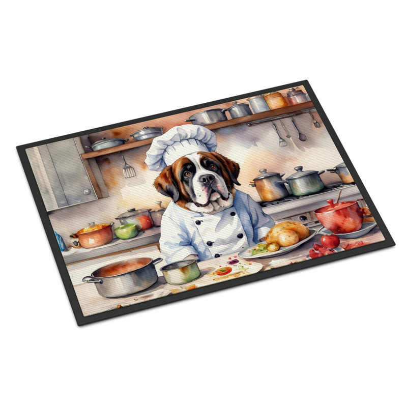 Eadey Non-Slip Indoor Only, Outdoor Doormat, 18" W x 27" L