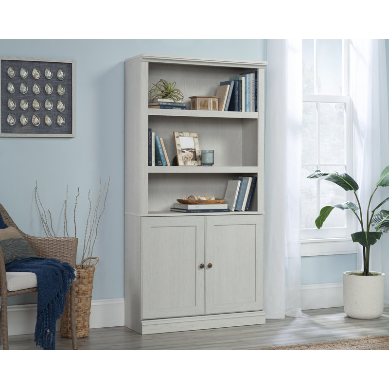 Zaelee Storage Bookcase, Glacier Oak