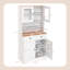 Armoire de cuisine de 67 po de hauteur avec 2 tablettes amovibles et 2 tiroirs Pantry-308546599