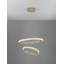 2 - Light Gold LED Crystal Pendant