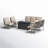 Scituate 7 Person Outdoor Patio Seating Set with 2 Rocking Lounge Chairs & Optional Firepit Table-1888474834