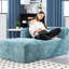 Chaise longue spacieuse en chenille - Rénovation de la surface de vie moderne-1575612511