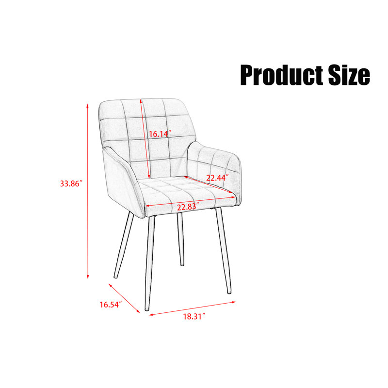 Dining Chairs, 1, Black
